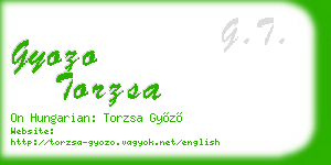 gyozo torzsa business card